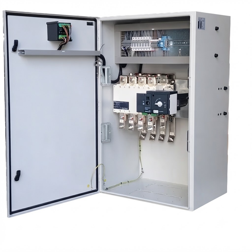 Auto transfer switch board by leading ATS Control Panel Manufacturers in Pune. Secured by Brothers Engineering.